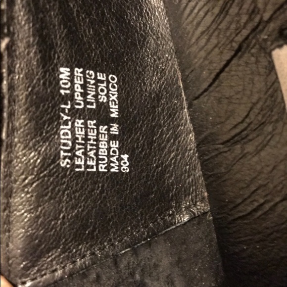 Studded SnakeSkin Leather Loafers - Picture 4 of 4